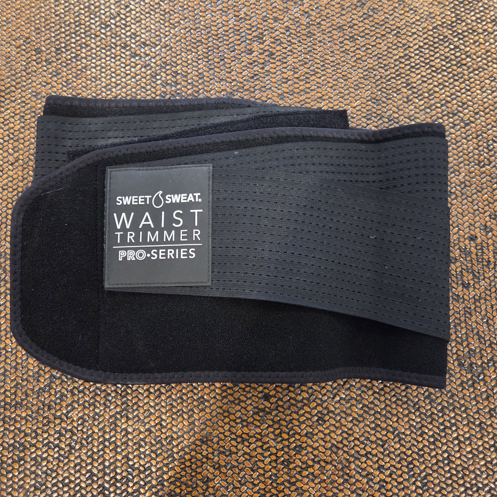 Sports Research® Sweet Sweat Waist Trimmer Pro-Series Black